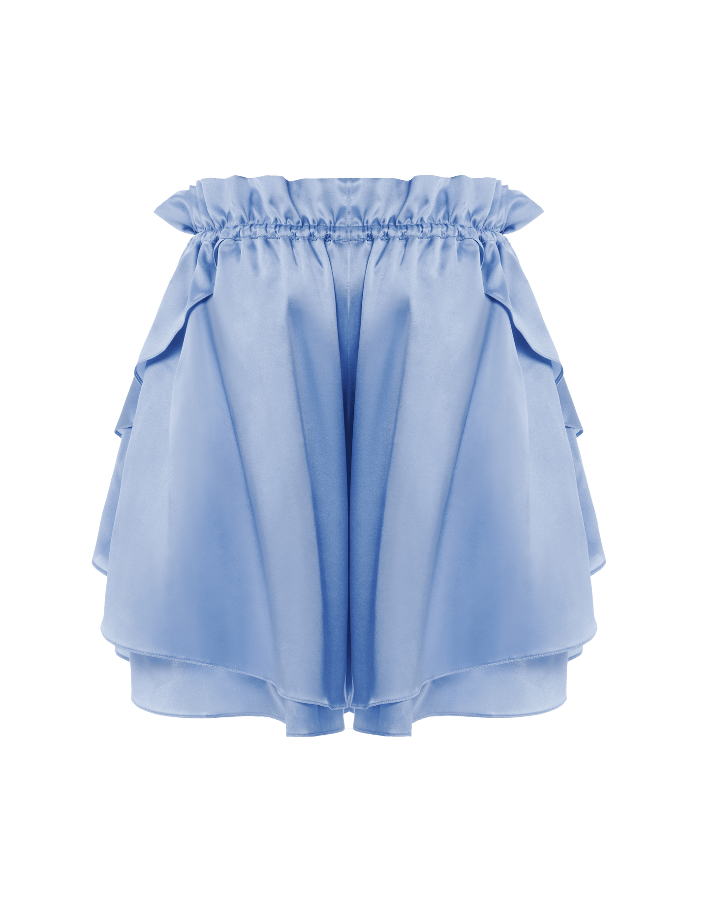 Multilayer silk shorts