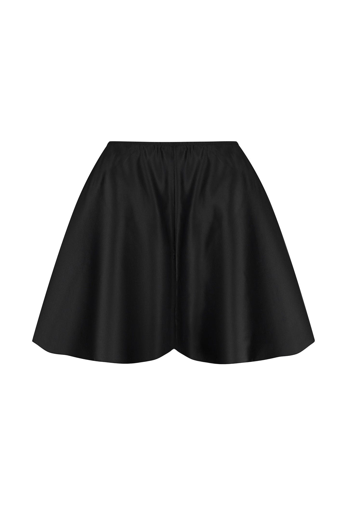 Silk shorts with buttons