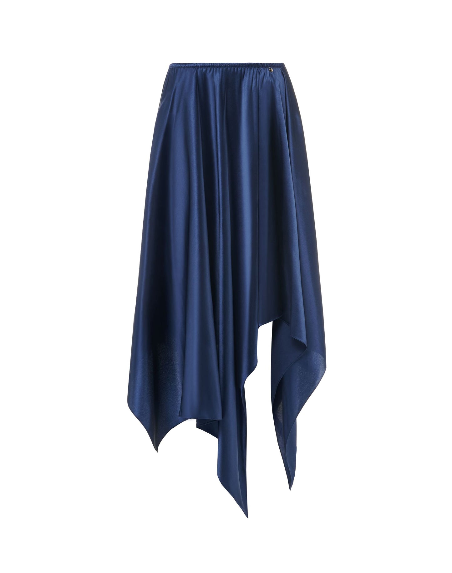 Silk skirt asymmetrical