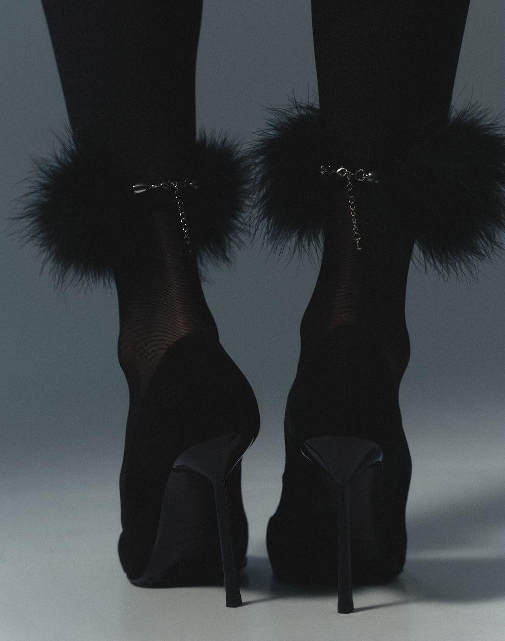 Браслет на ногу з пірʼям (комплект 2 шт.)