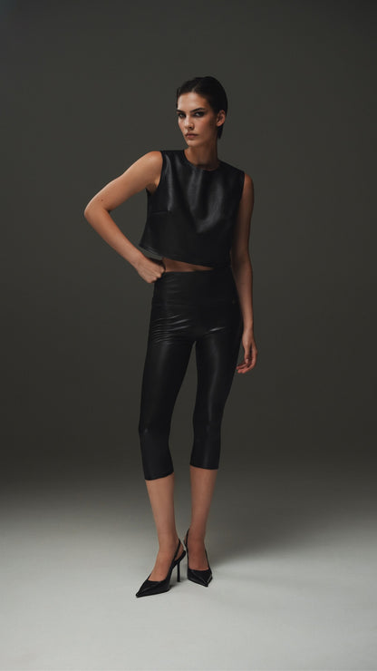 Капрі з vegan leather