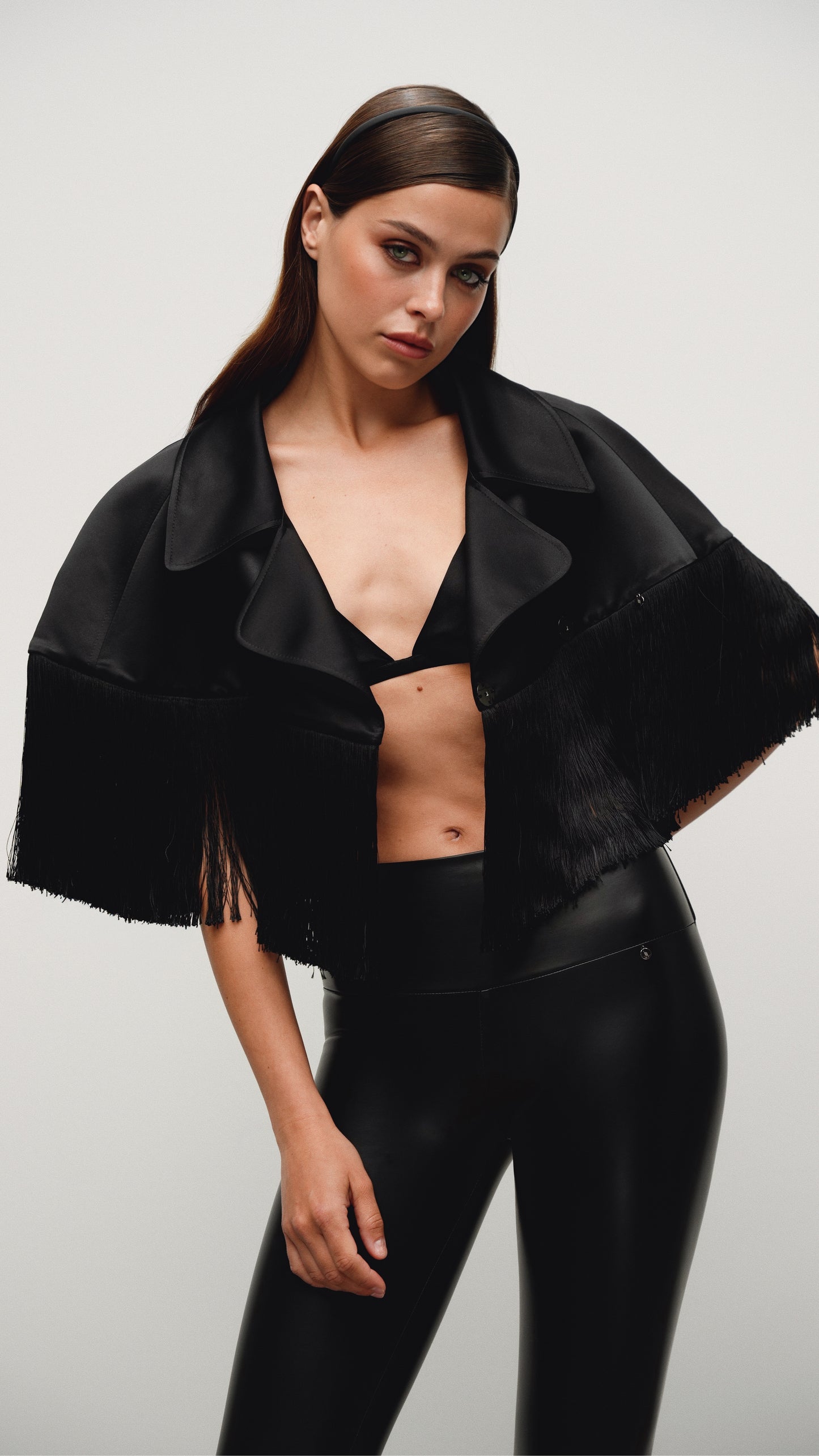 Fringed cape
