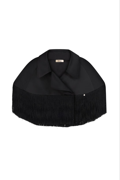 Fringed cape
