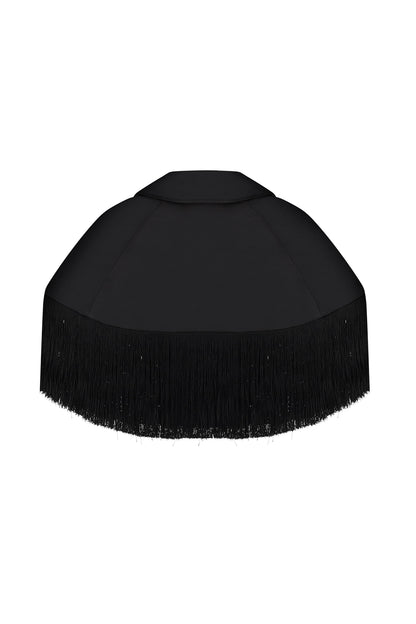 Fringed cape