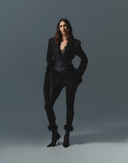 Jacket with silk lining