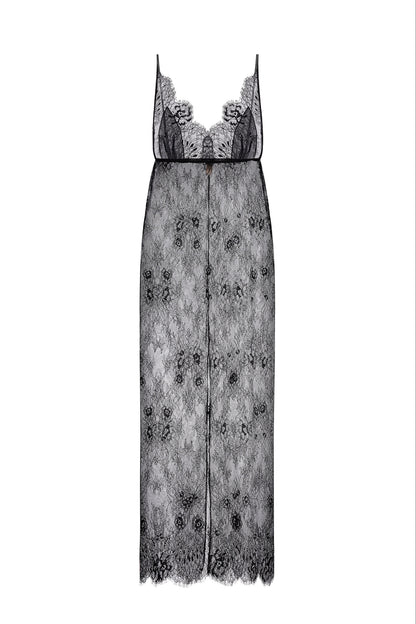 Lace midi dress