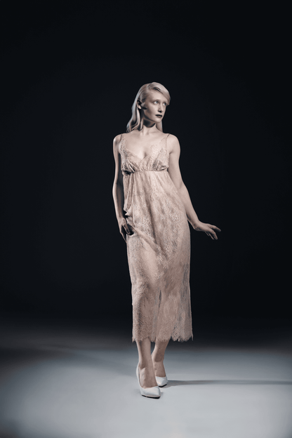 Lace midi dress