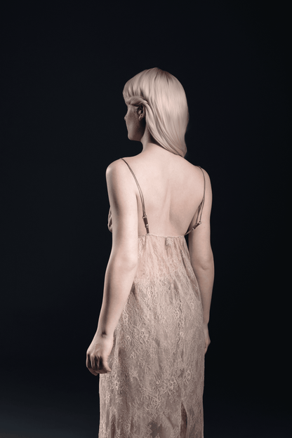 Lace midi dress