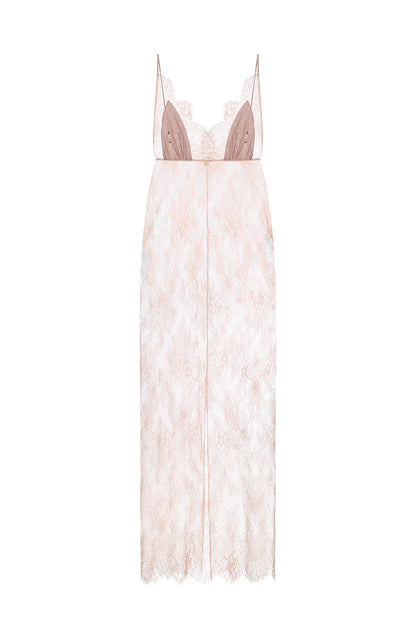 Lace midi dress