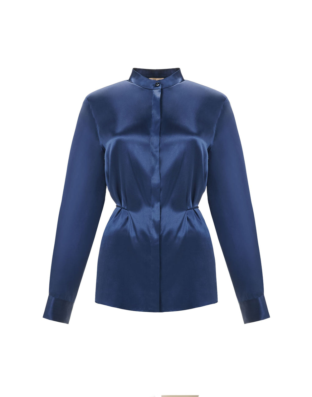 Сорочка шовкова зі стійкою