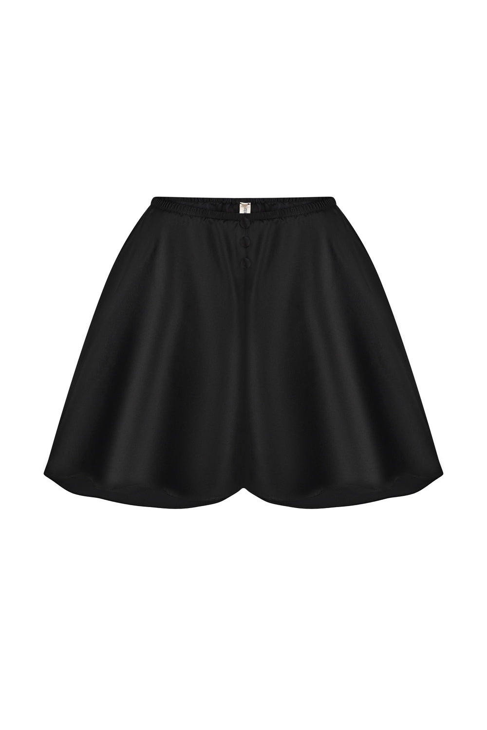 Silk shorts with buttons