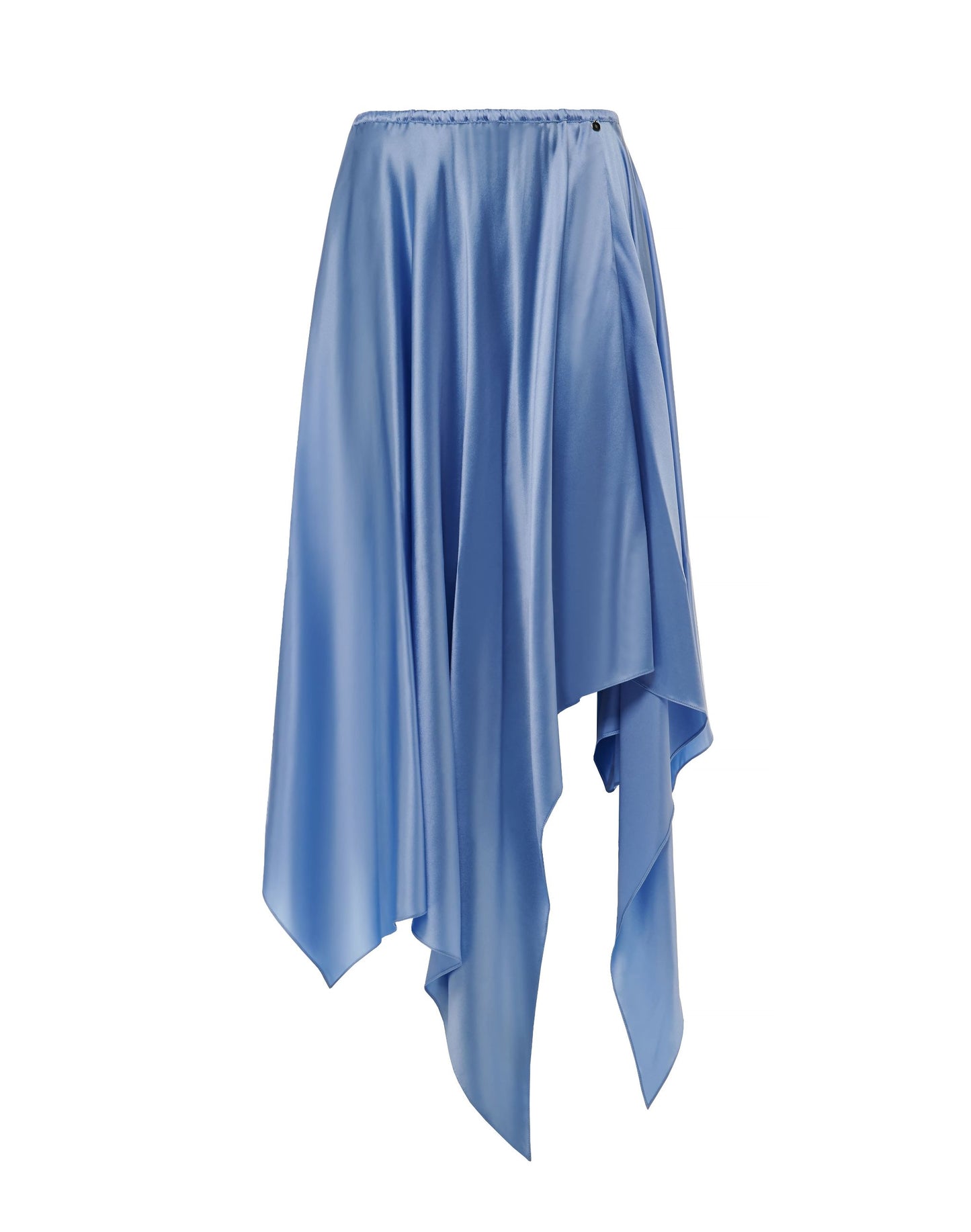 Silk skirt asymmetrical