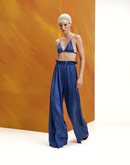 Silk trousers