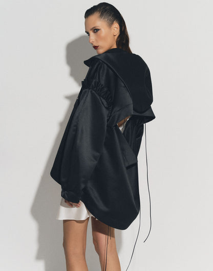 Hoodie satin
